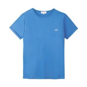 Maison Labiche Mens Poitou "Hello!" T-Shirt Large Celeste Blue